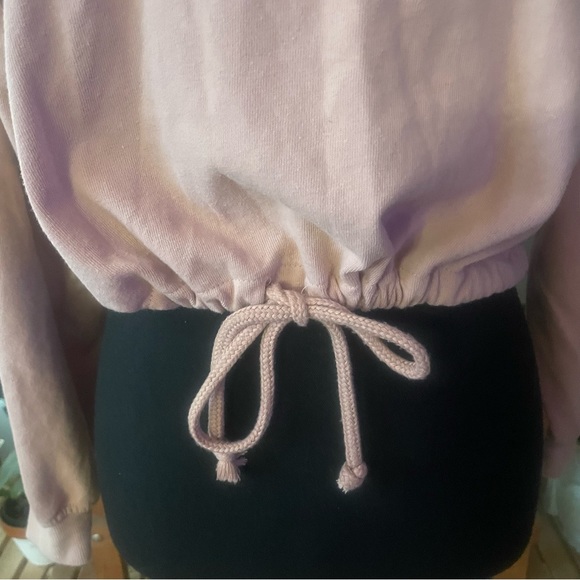 DIVIDED Blush Pink Crop Hoodie - Picture 6 of 9